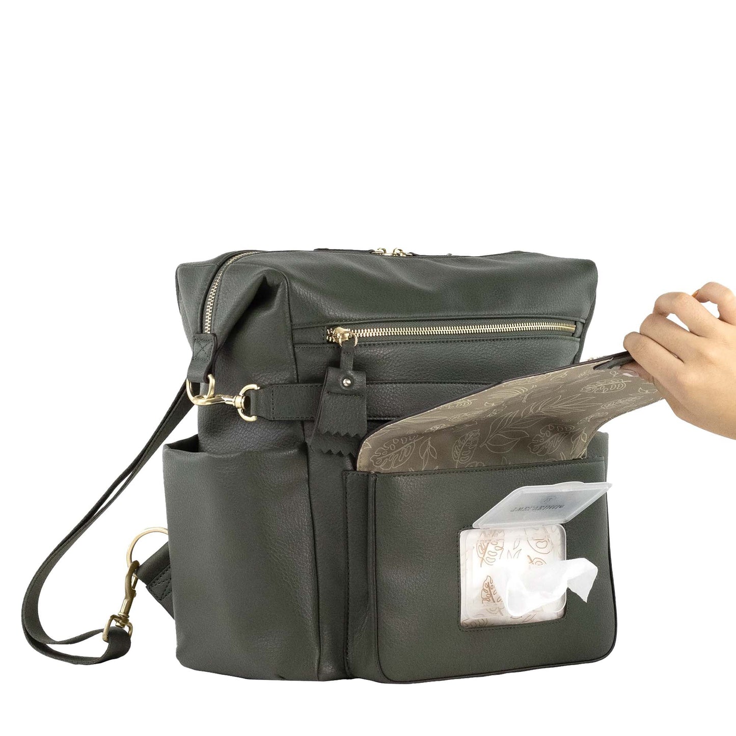 PEEK A BOO HOBO  backpack |תיק גב |ירוק