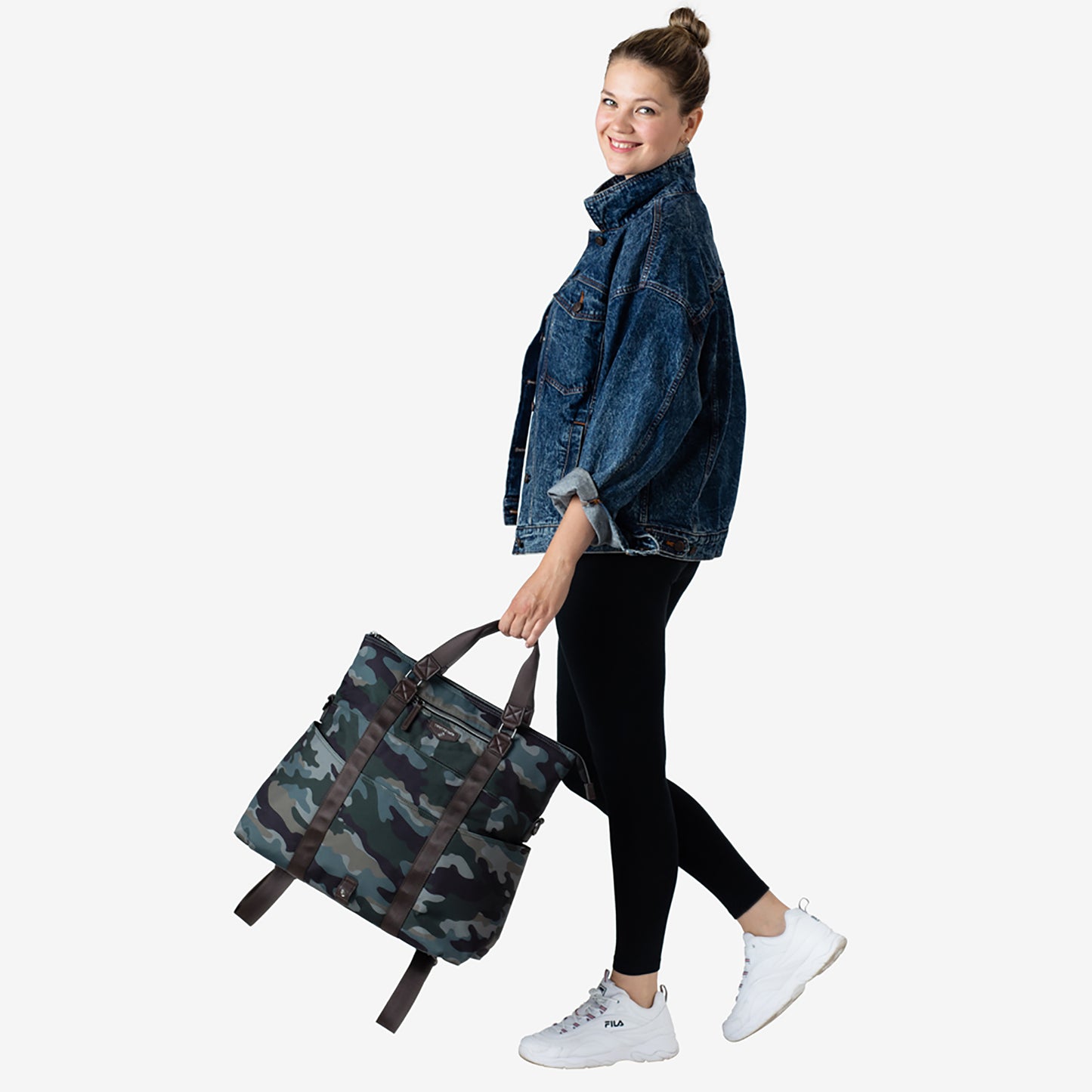 UNISEX 3-IN-1 FOLDOVER TOTE